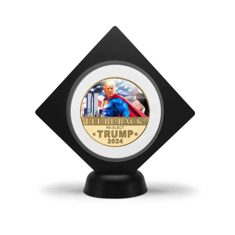 Donald Trump 2024 Gold Plated Commemorative Coin