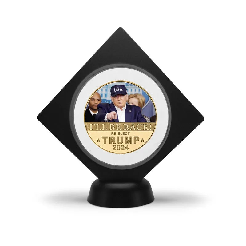 Donald Trump 2024 Gold Plated Commemorative Coin