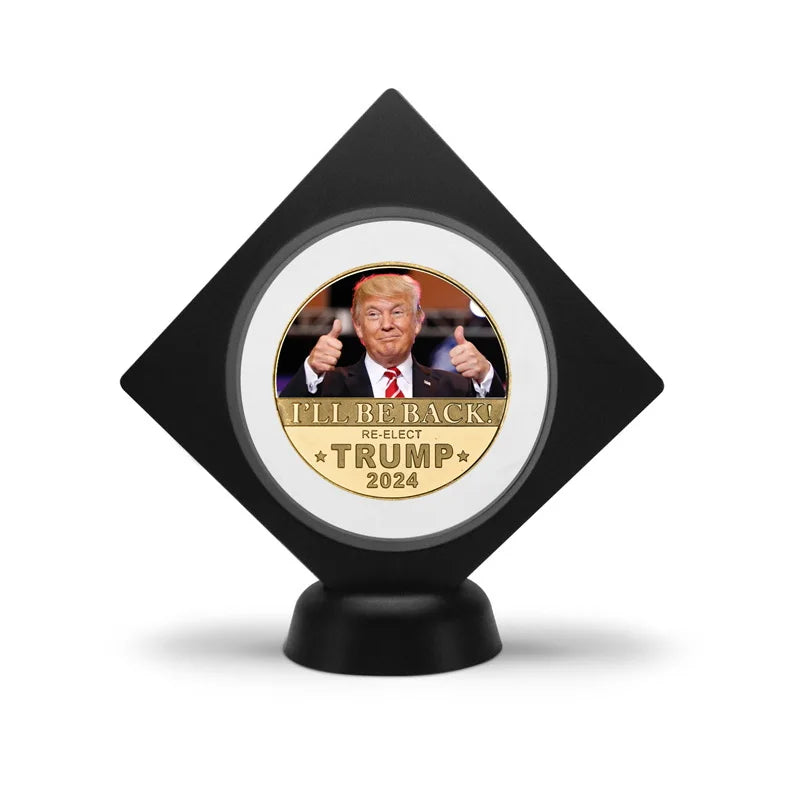 Donald Trump 2024 Gold Plated Commemorative Coin