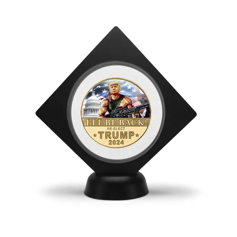 Donald Trump 2024 Gold Plated Commemorative Coin