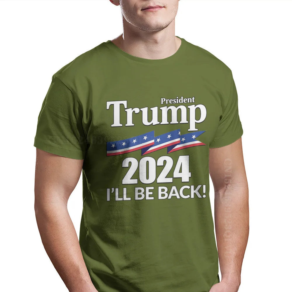 I'lL BE BACK Trump 2024 t-shirt