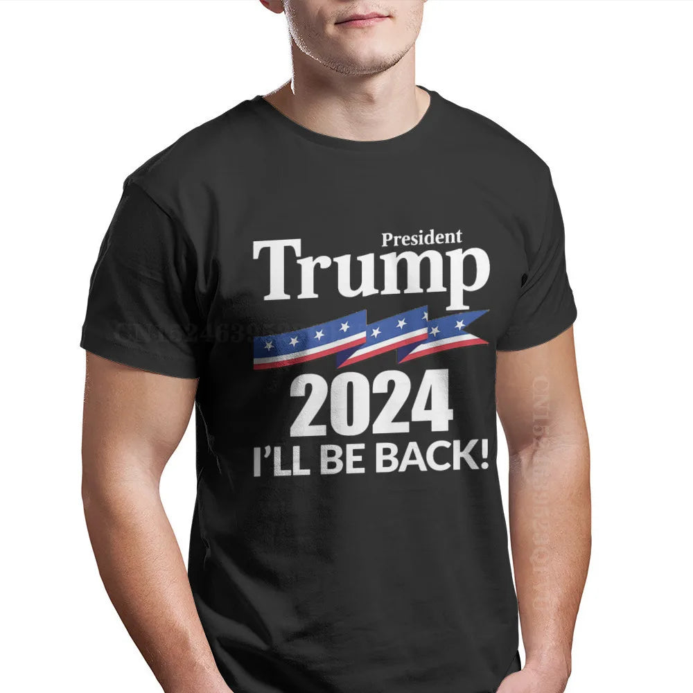 I'lL BE BACK Trump 2024 t-shirt