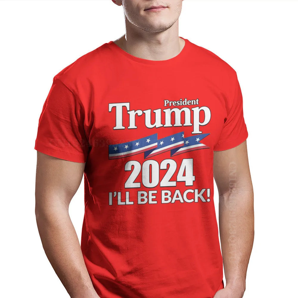 I'lL BE BACK Trump 2024 t-shirt