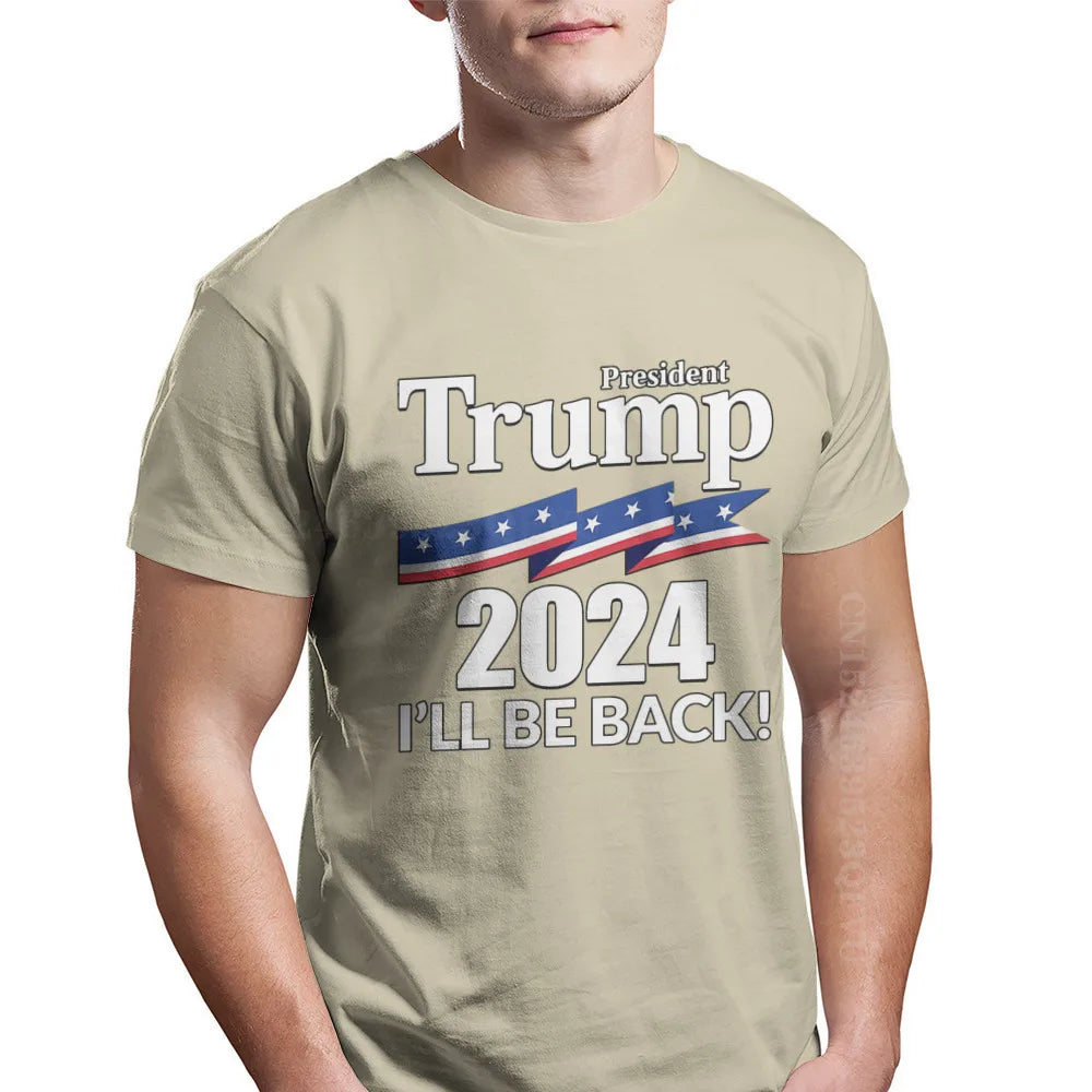I'lL BE BACK Trump 2024 t-shirt