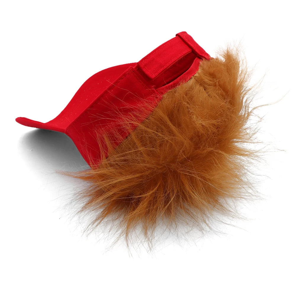 Donald Trump 2024 Half Hat with Hair