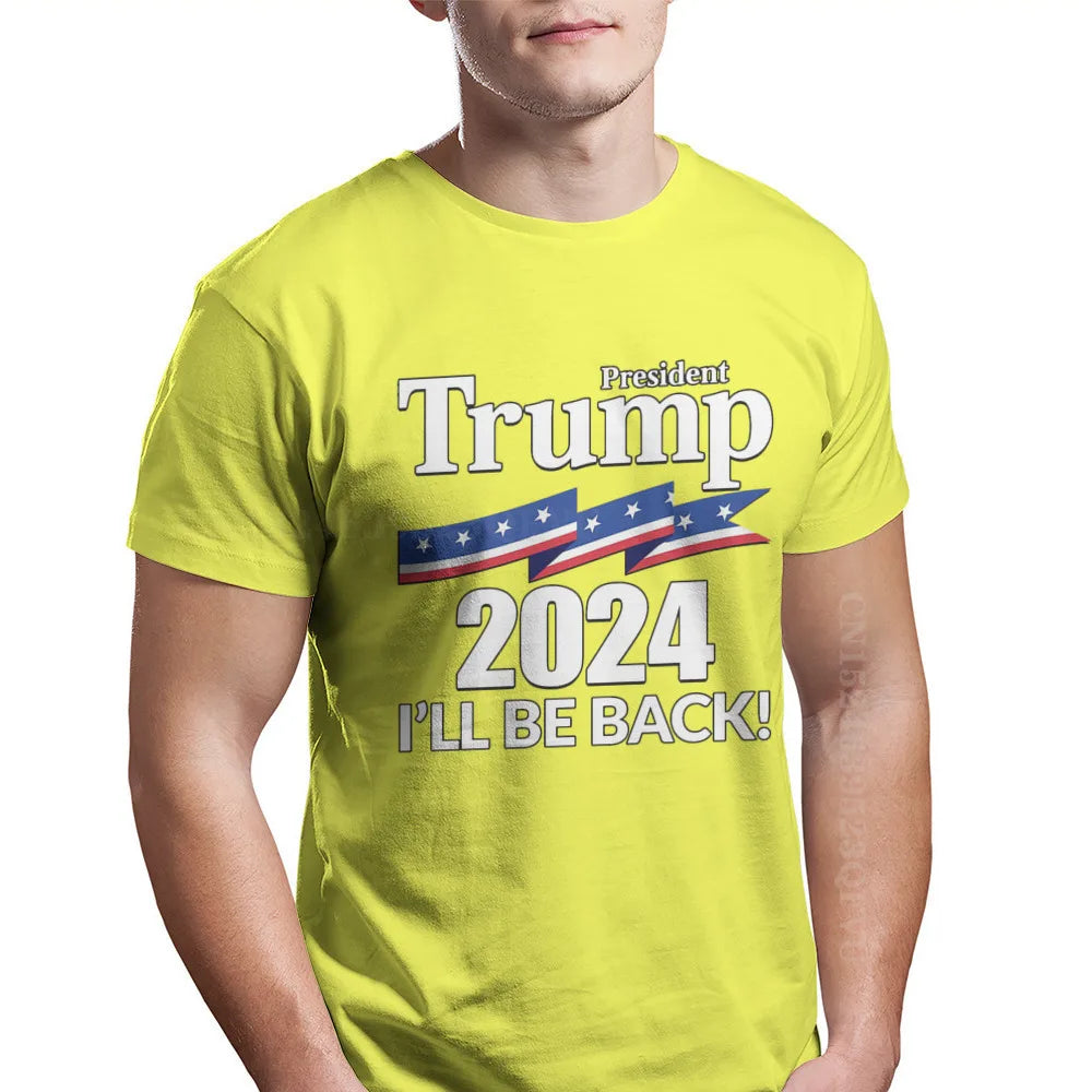 I'lL BE BACK Trump 2024 t-shirt