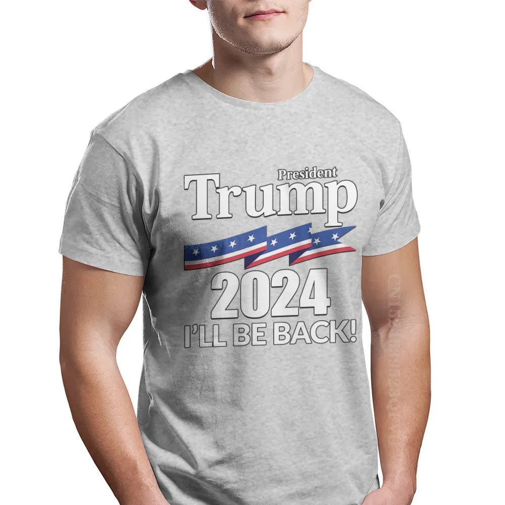 I'lL BE BACK Trump 2024 t-shirt