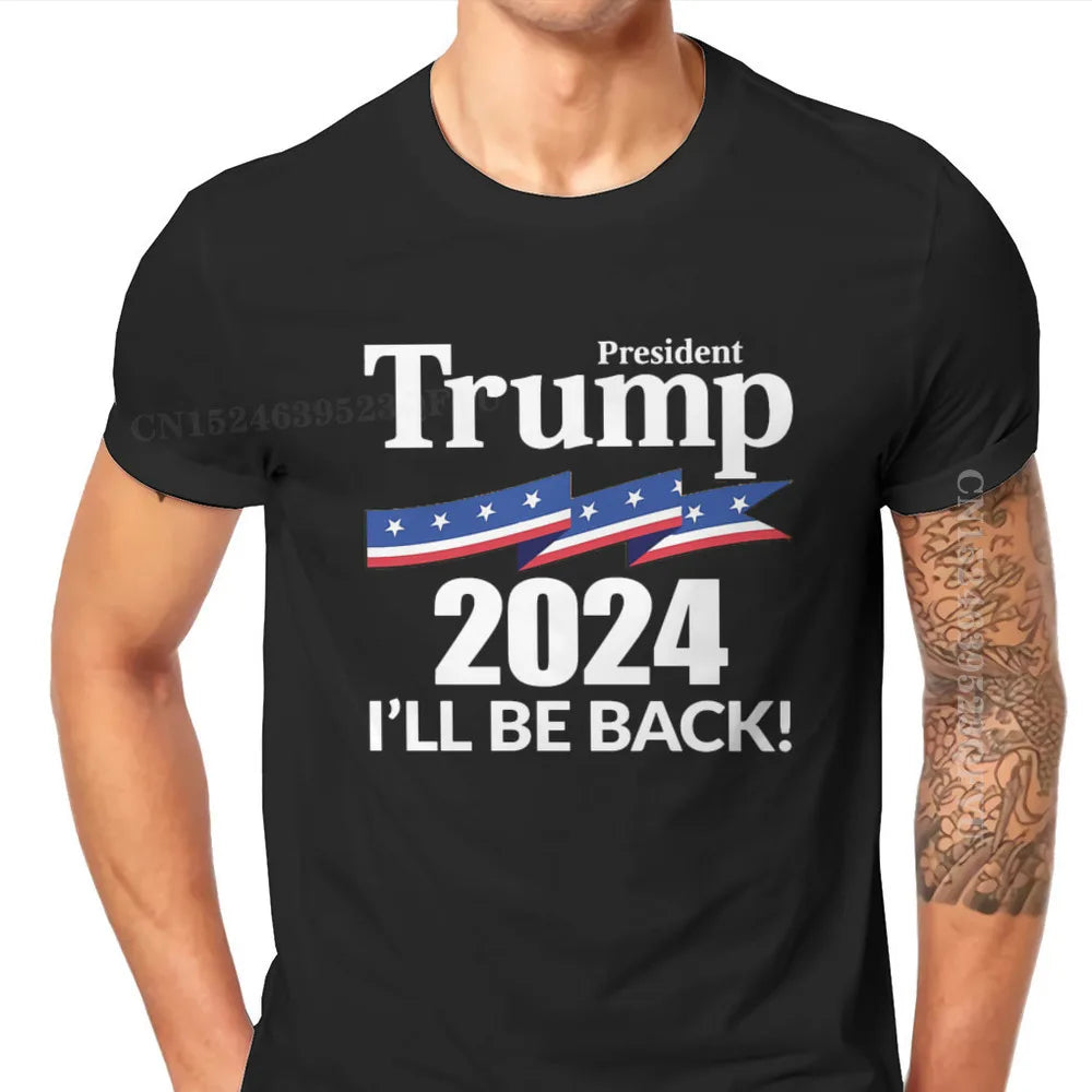 I'lL BE BACK Trump 2024 t-shirt