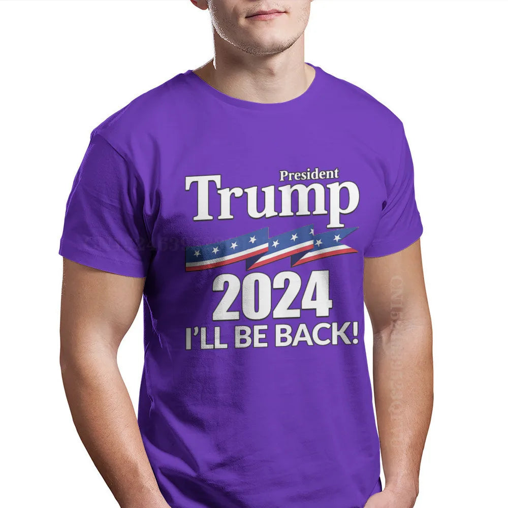 I'lL BE BACK Trump 2024 t-shirt