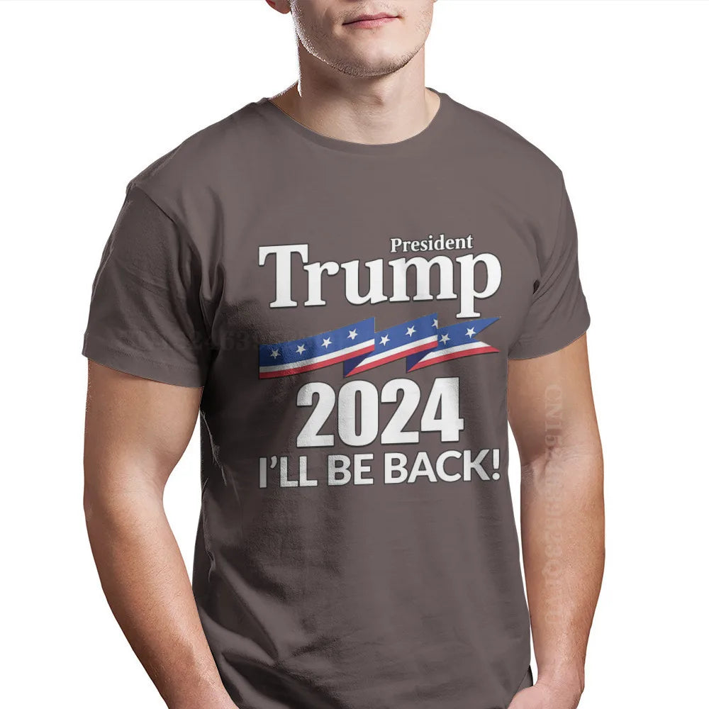 I'lL BE BACK Trump 2024 t-shirt